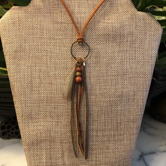 Leather Necklace - Picture 1 of 5